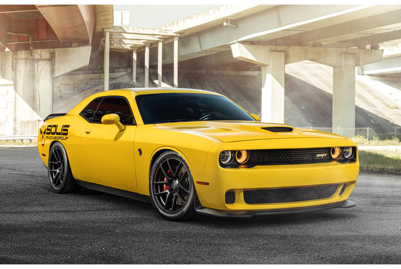 Модульная картина Dodge Challenger | купить картину в Черноголовке Модульная картина Dodge Challenger